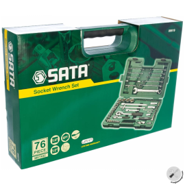 BỘ ĐẦU TUÝP SATA 09519 – 76 CHI TIẾT 1/4″ VÀ 1/2″